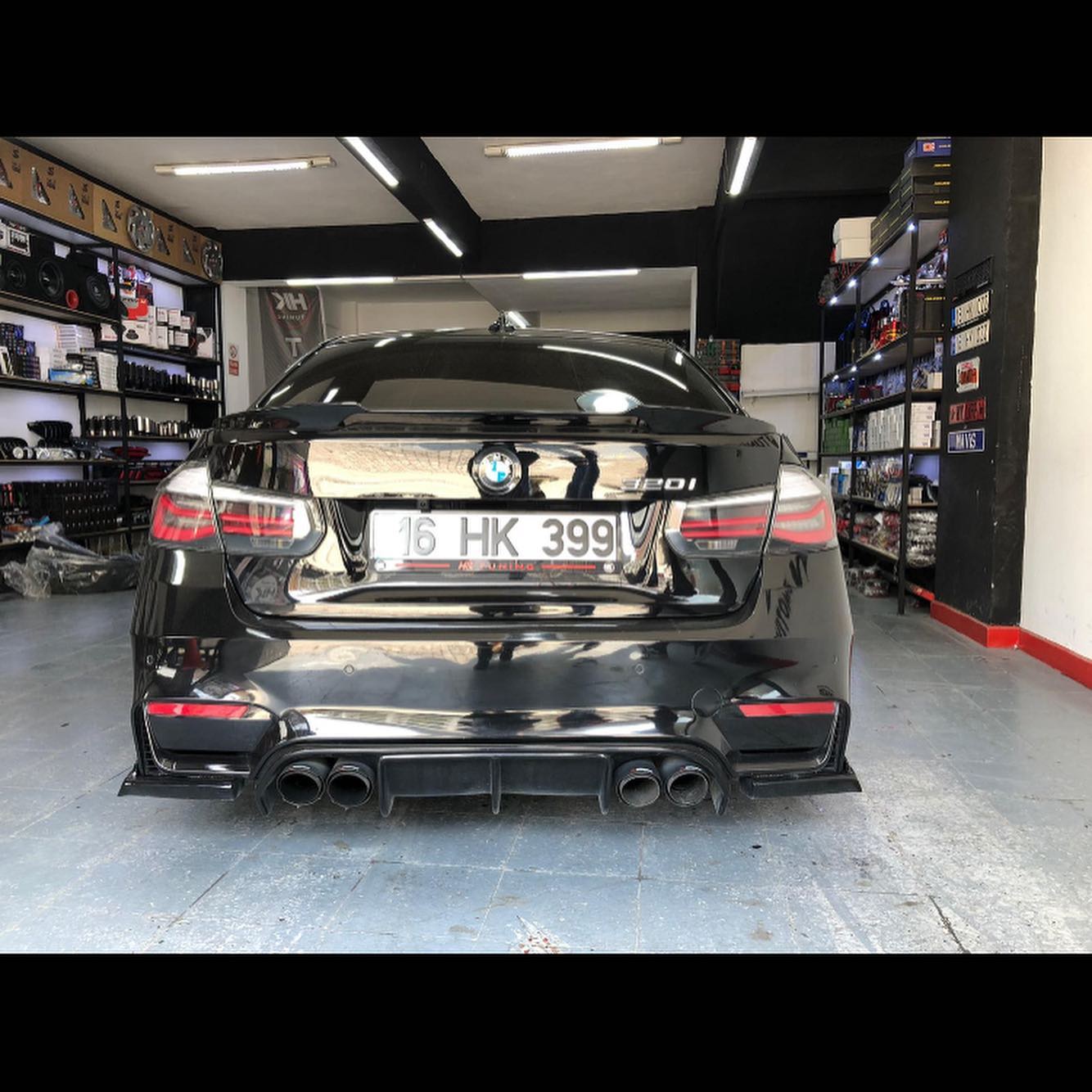 Bmw 3 Serisi F30 - F30 LCI Blackline Stop Seti 4 Parça